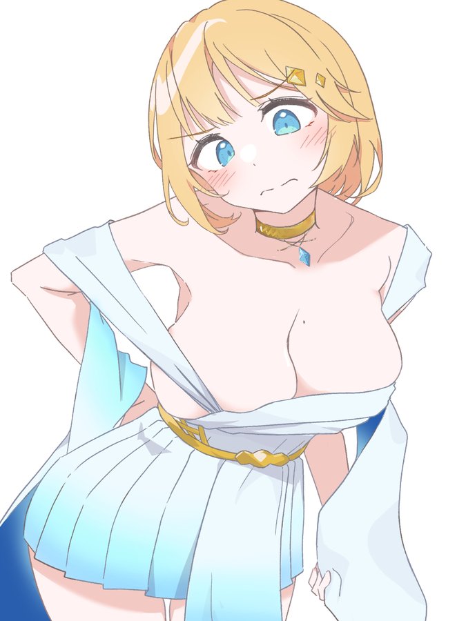gawr gura and watson amelia (hololive and 1 more) drawn by chillout_tang