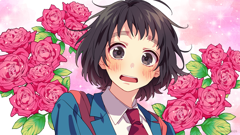 suzumi hiyori (kokuhaku jikkou iinkai) drawn by yamako_(state_of_children)
