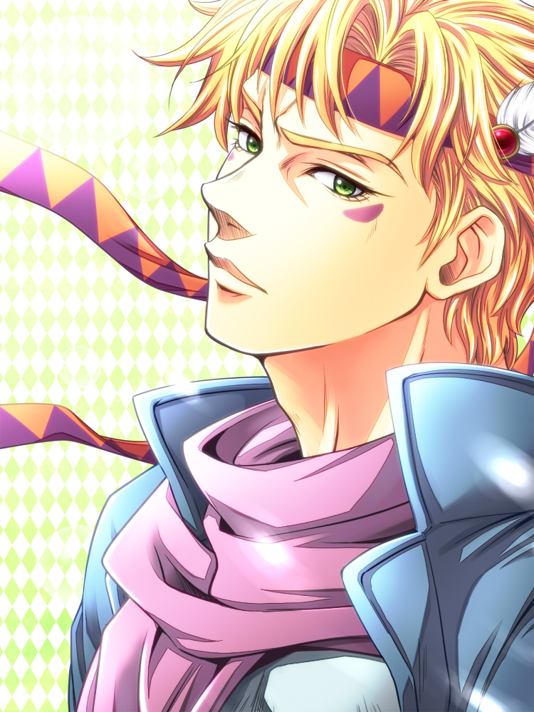 caesar anthonio zeppeli (jojo no kimyou na bouken and 1 more) drawn by irino