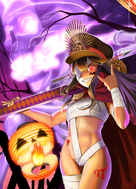 oda nobunaga (fate and 1 more) drawn by abazu-red
