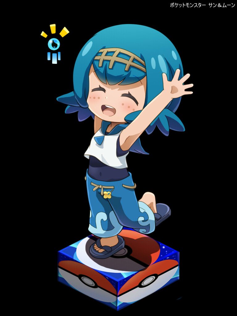 lana (pokemon and 1 more) drawn by awa
