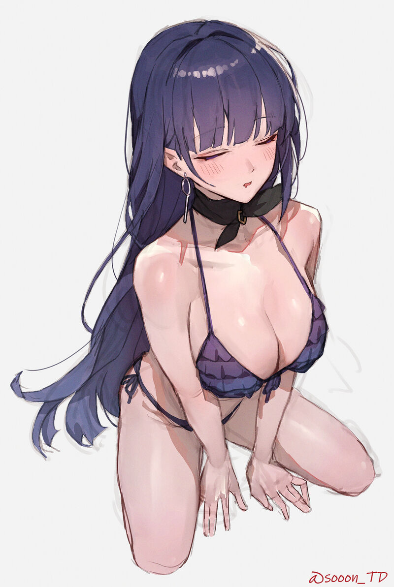 raiden mei (honkai and 1 more) drawn by sooon