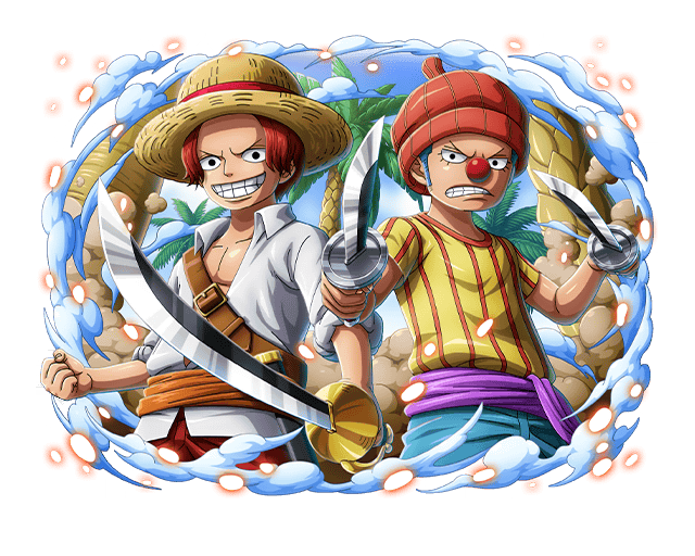 shanks and buggy the clown (one piece and 1 more)