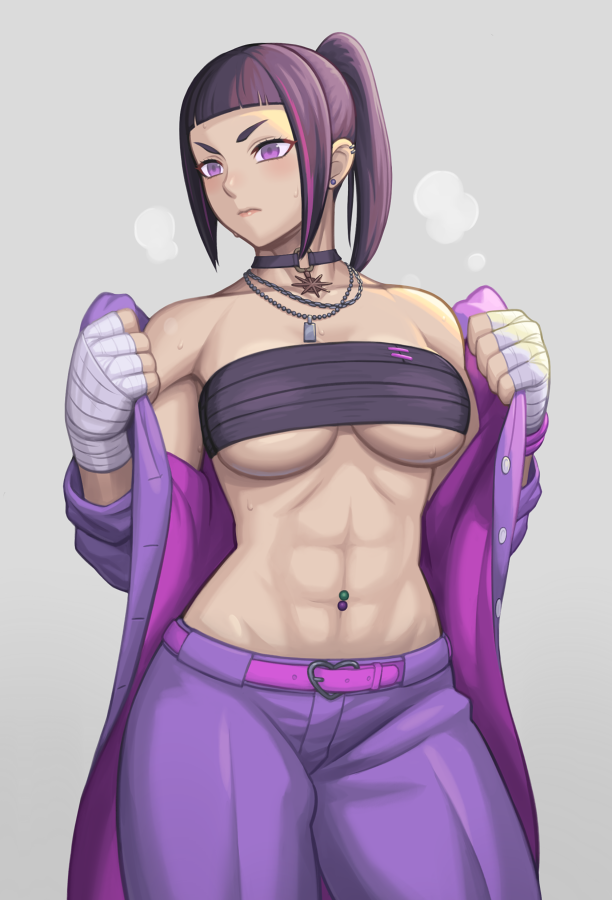 han juri (street fighter and 1 more) drawn by noppo_(tarstation)