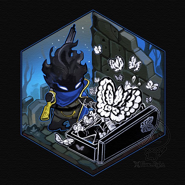 funeral of the dead butterflies and der freischuetz (project moon and 1 more) drawn by flaw_eight