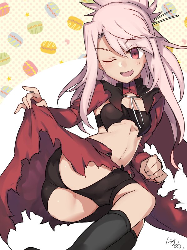 chloe von einzbern (fate and 1 more) drawn by nikame