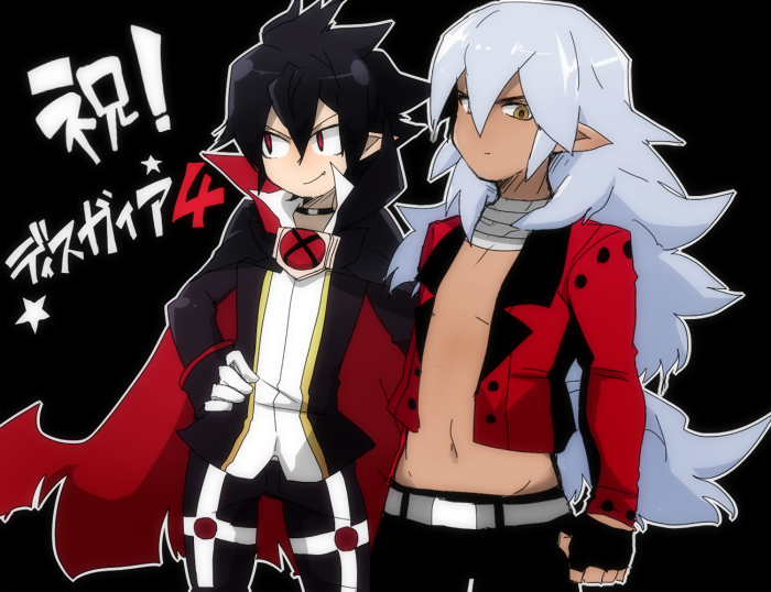 valvatorez and fenrich (disgaea and 1 more) drawn by oniku_(mndayo)