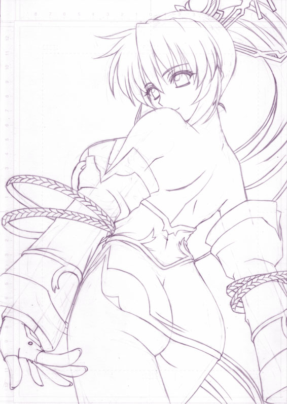 nanbu kaguya (super robot wars and 1 more) drawn by kumashiro_izuta