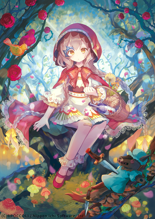 little red riding hood and big bad wolf (little red riding hood and 1 more) drawn by ibara_riato
