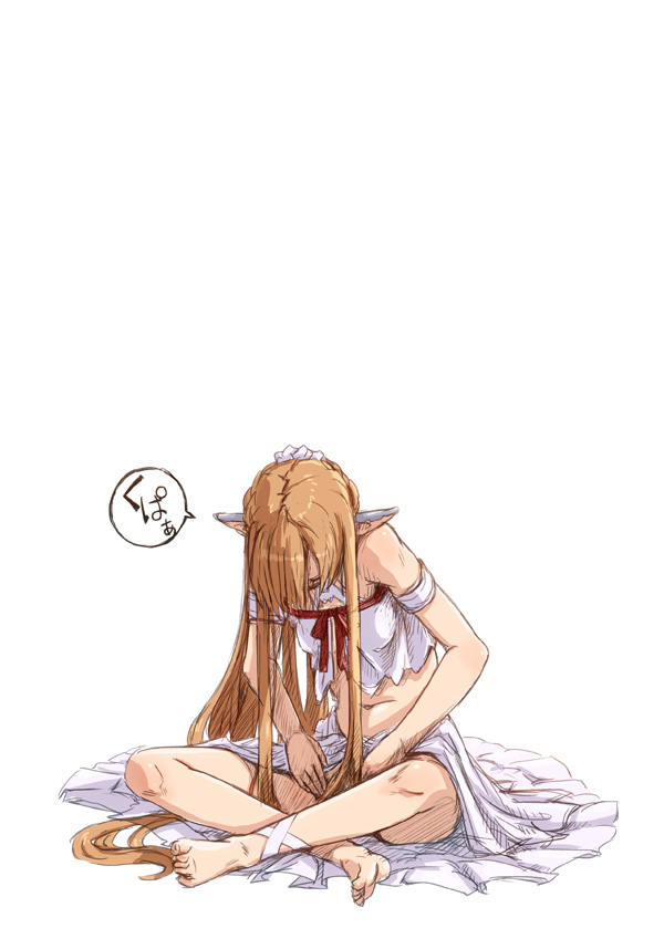 asuna and titania (sword art online) drawn by nucomas