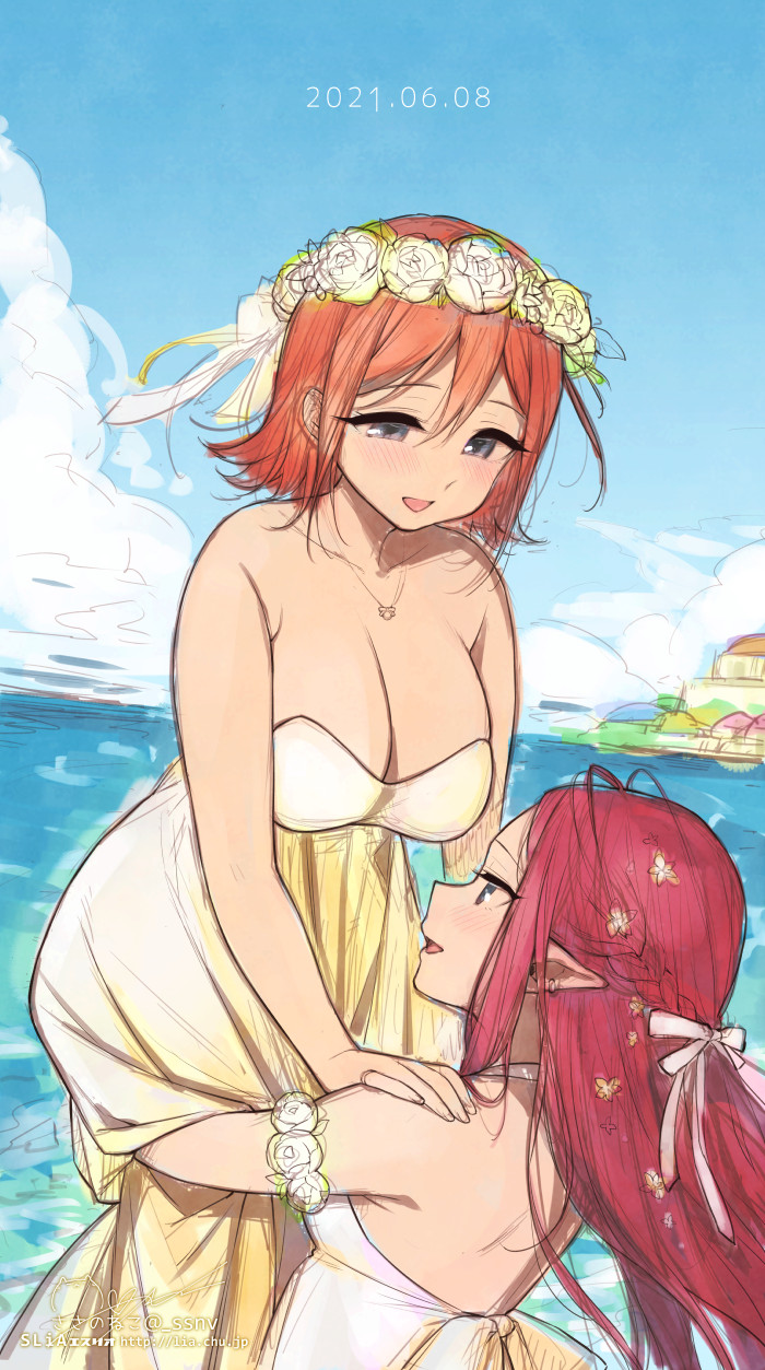 kaname buccaneer and mirage farina jenius (macross and 1 more) drawn by sasanoneko