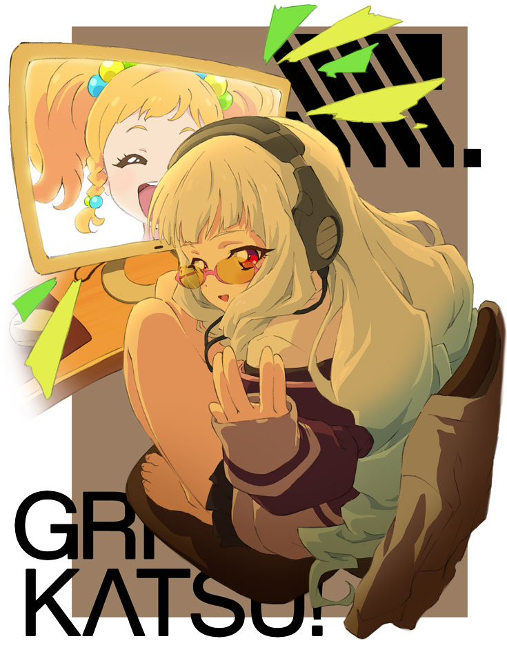 shinjou akane, shirogane lily, nikaido yuzu, and ueda reina (aikatsu! and 3 more) drawn by mayata