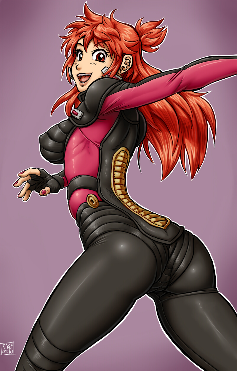 hidaka aoi (dancouga and 1 more) drawn by spidu
