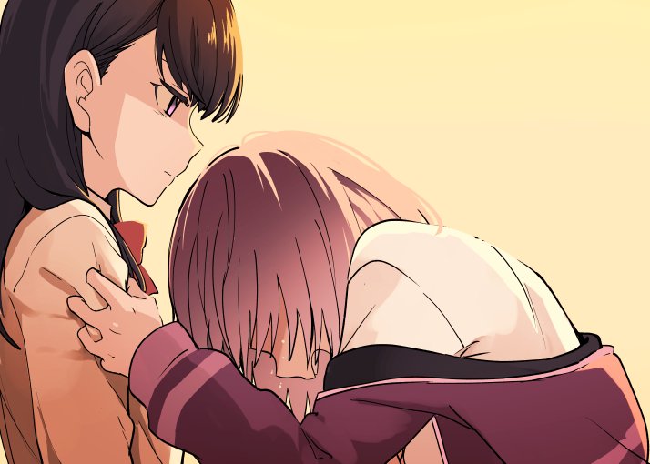 takarada rikka and shinjou akane (gridman universe and 1 more) drawn by niina_ryou