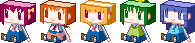 midorikawa nao, kise yayoi, aoki reika, hino akane, and hoshizora miyuki (precure and 2 more) drawn by yoshida_inuhito