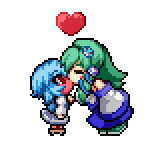 kochiya sanae and tatara kogasa (touhou) drawn by souki_lankni