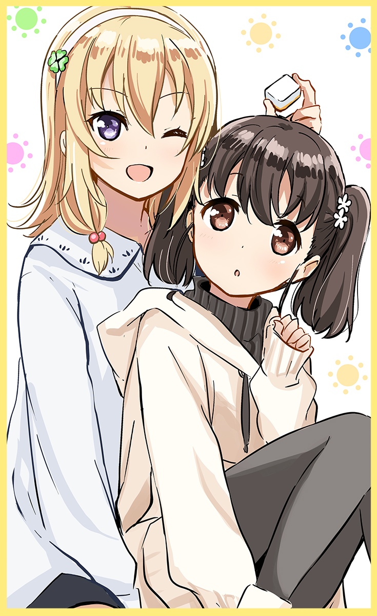 shiretoko rin and wakasa reo (high school fleet) drawn by abe_kanari