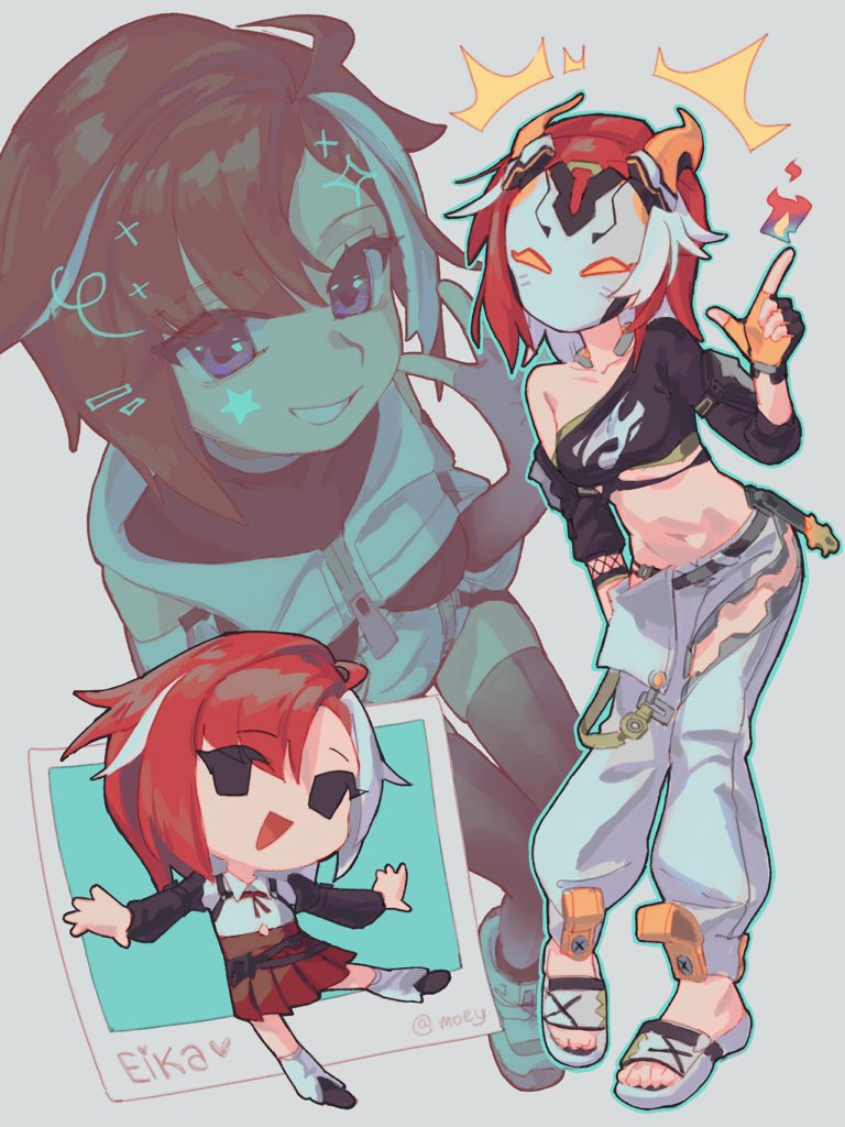 eika (strinova) drawn by moechiiyo