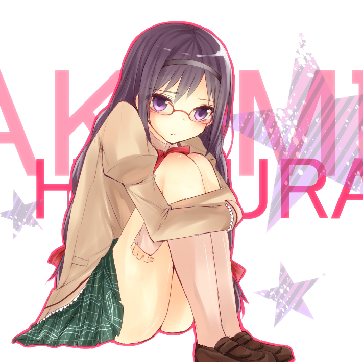 akemi homura (mahou shoujo madoka magica) drawn by pralire