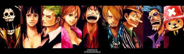 nami, monkey d. luffy, nico robin, roronoa zoro, sanji, and 4 more (one piece) drawn by tsuyomaru