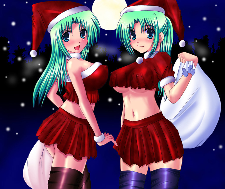 sonozaki mion and sonozaki shion (higurashi no naku koro ni)