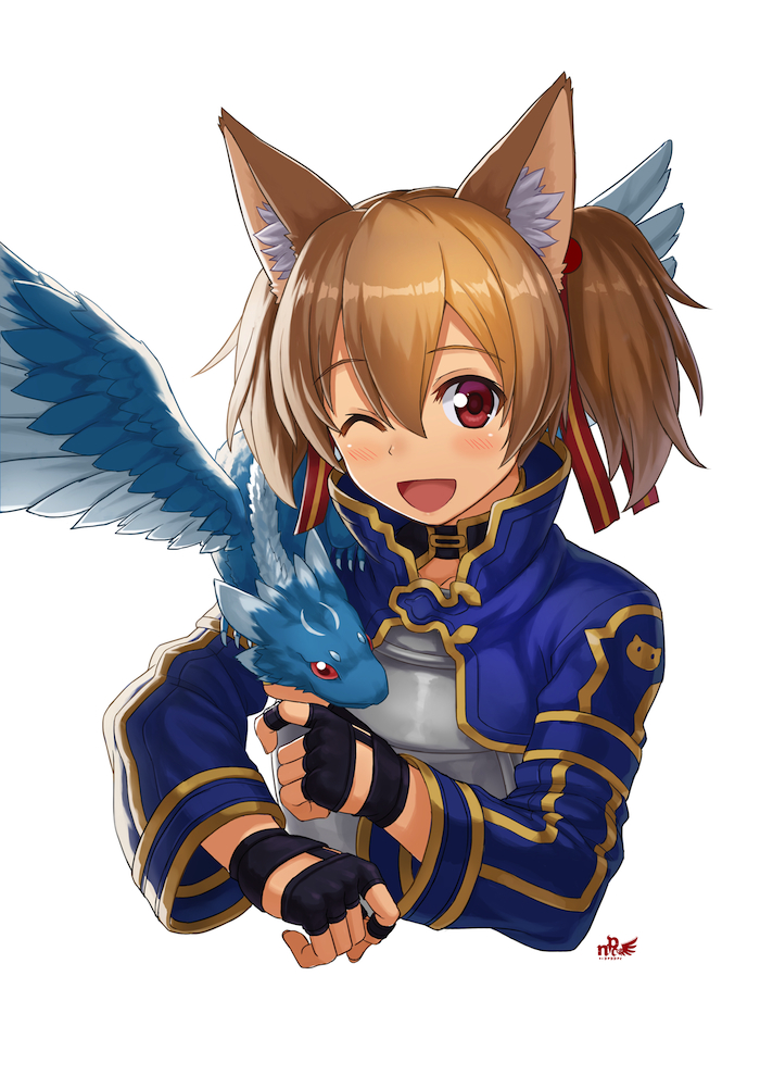 silica and pina (sword art online) drawn by npcpepper