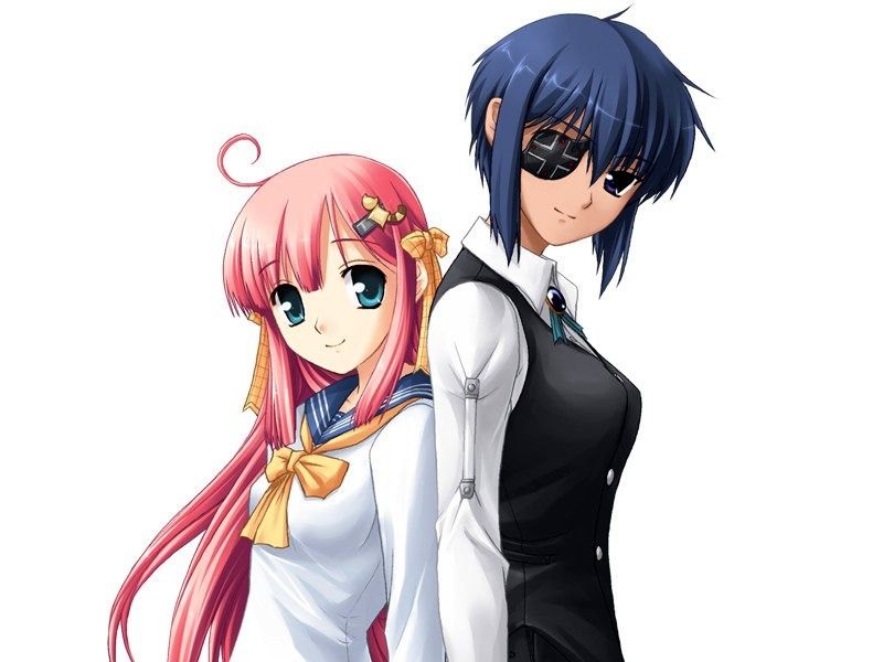 natose and kuonji yume (kimi ga aruji de shitsuji ga ore de) drawn by shironeko_sanbou