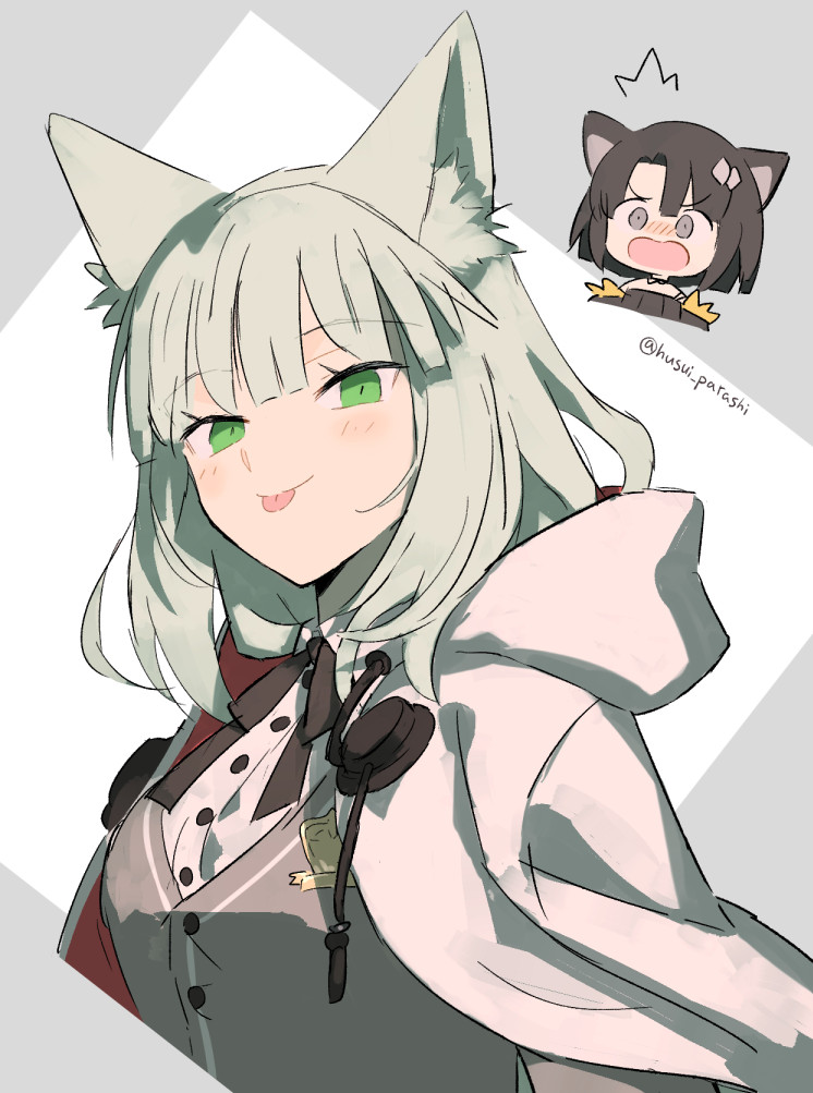 harmonie and mandragora (arknights) drawn by husui_parashi