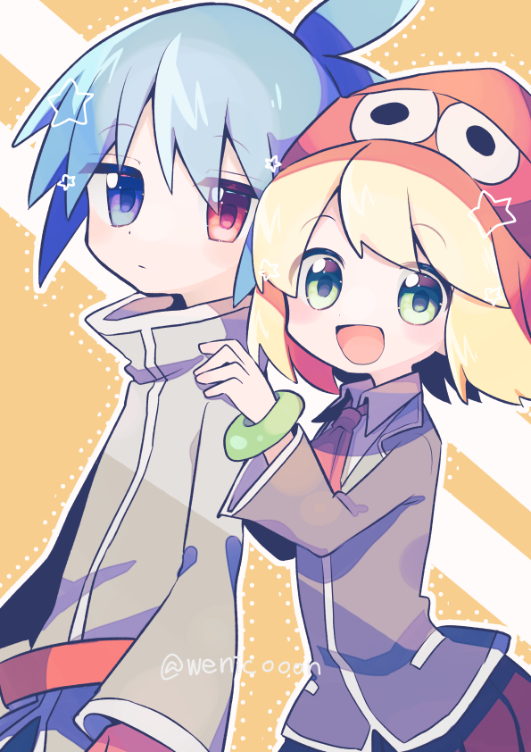 amitie and sig (puyopuyo and 1 more) drawn by wenicon_0410