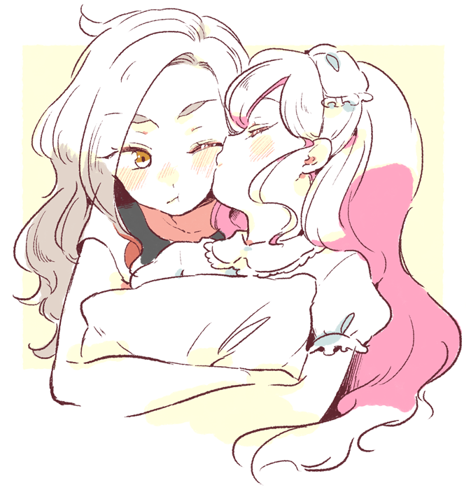 amahane madoka and kurosawa rin (aikatsu!) drawn by kumo_suzume