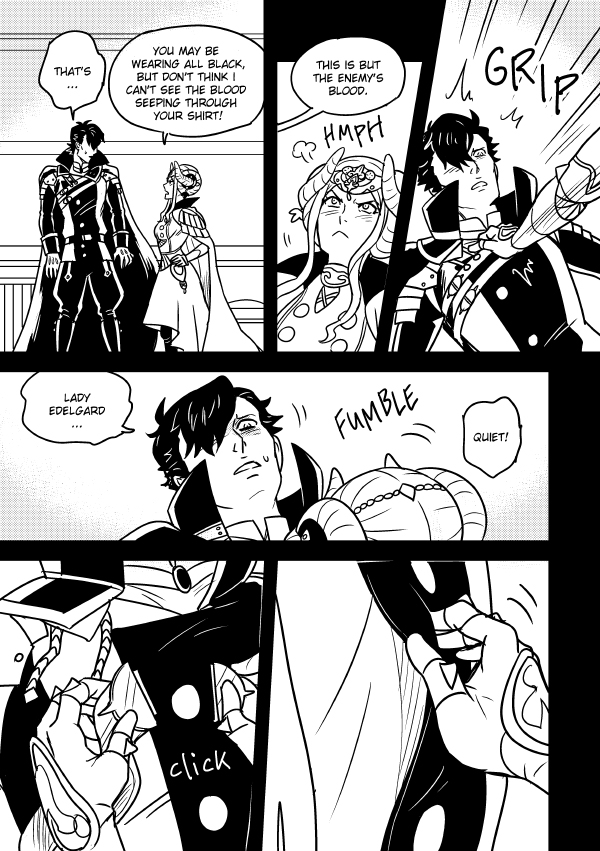 edelgard von hresvelg and hubert von vestra (fire emblem and 1 more) drawn by rijinks