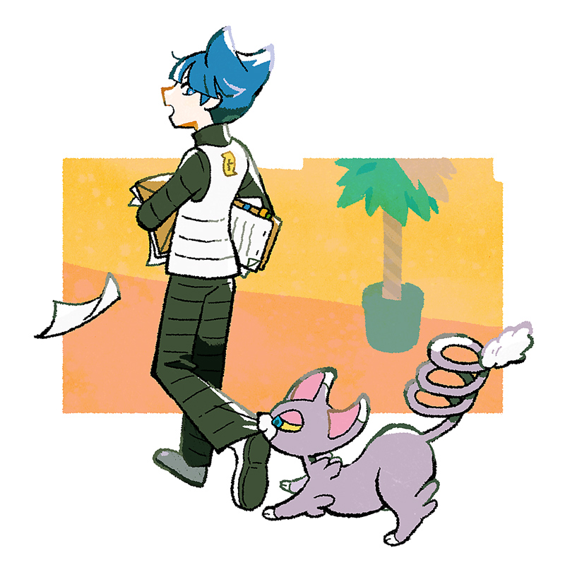 glameow and saturn (pokemon and 1 more) drawn by hmtmgl