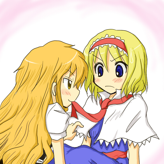 kirisame marisa and alice margatroid (touhou) drawn by kiritani_(marginal)