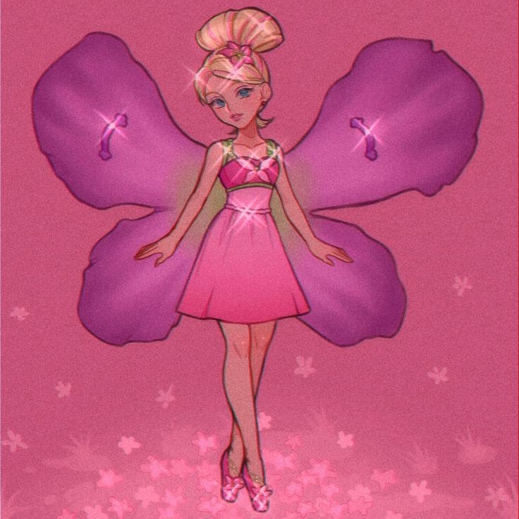 thumbelina (barbie and 1 more) drawn by luverihu