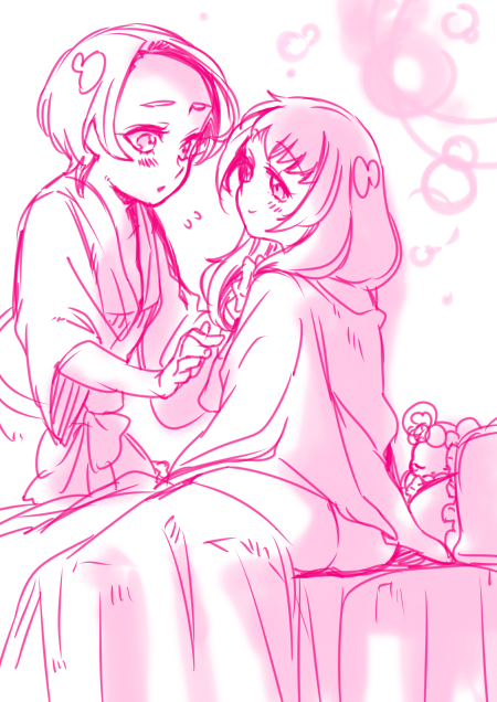 kenzaki makoto, yotsuba alice, and ai-chan (precure and 1 more) drawn by namurokku
