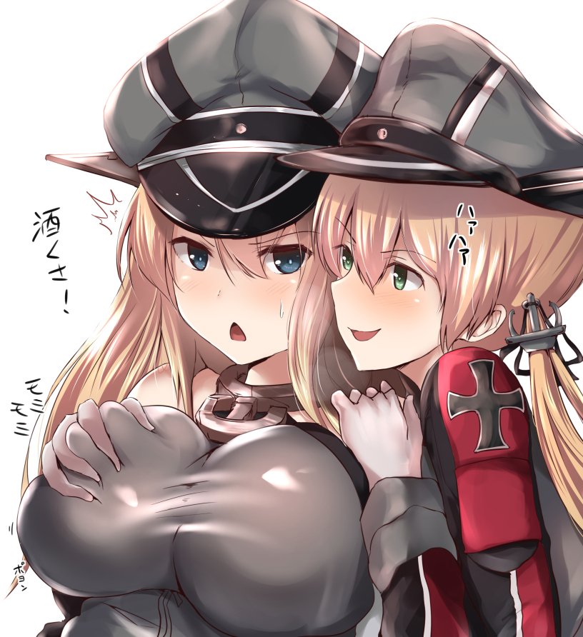 prinz eugen and bismarck (kantai collection) drawn by tai_(nazutai)