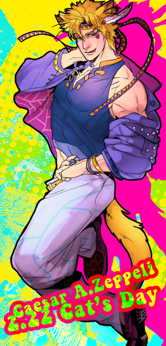 caesar anthonio zeppeli (jojo no kimyou na bouken and 1 more) drawn by haine13