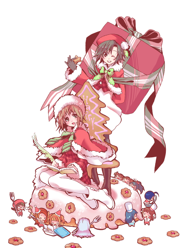 hoshii miki, kisaragi chihaya, amami haruka, kikuchi makoto, shijou takane, and 8 more (idolmaster) drawn by todorofu
