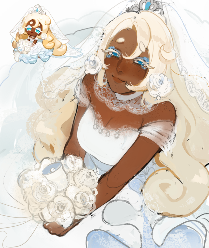 mozzarella cookie (cookie run and 1 more) drawn by zibeeyui