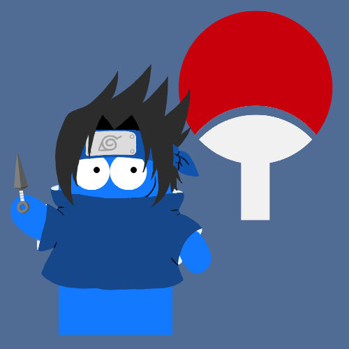 uchiha sasuke and blooregard q kazoo (naruto and 1 more) drawn by juka_satomi