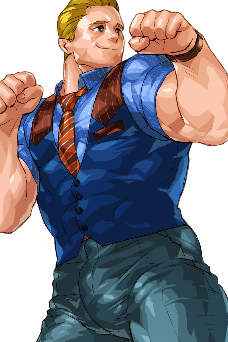cody travers (street fighter and 1 more) drawn by uruonurun