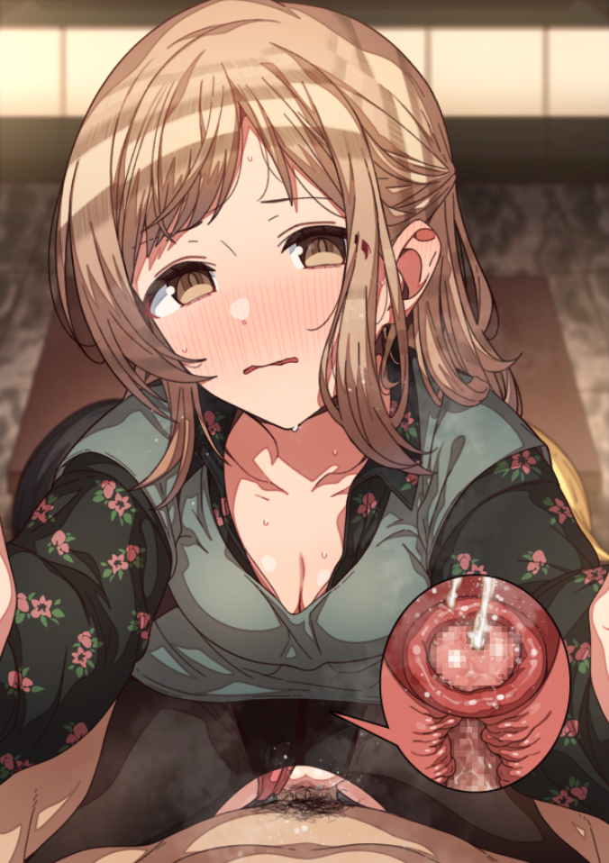 sakuragi mano (idolmaster and 1 more) drawn by erere