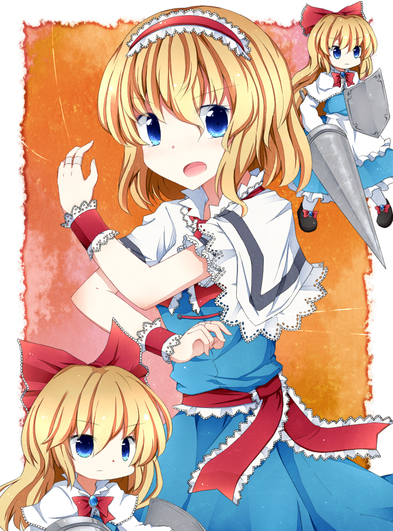 alice margatroid and shanghai doll (touhou) drawn by fuuen_(akagaminanoka)