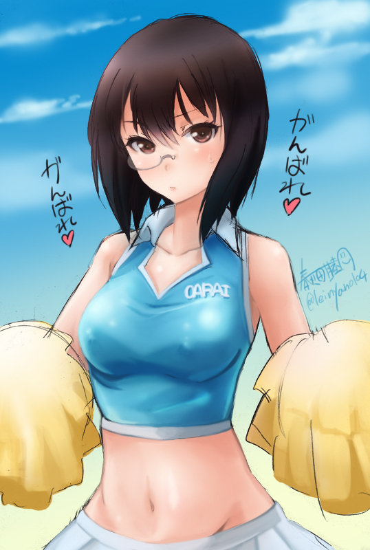 kawashima momo (girls und panzer) drawn by haruhata_mutsuki