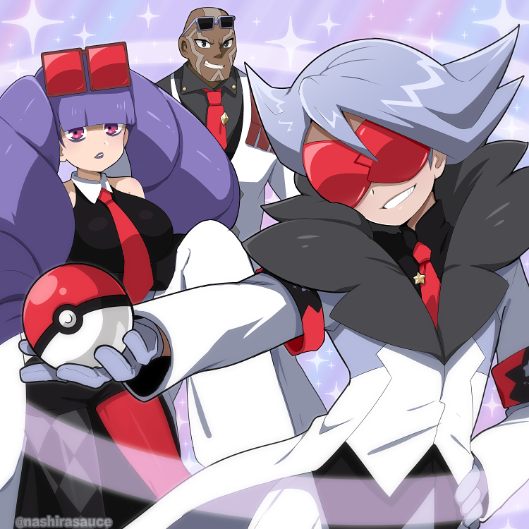 lear, rachel, and sawyer (pokemon and 1 more) drawn by nashirasauce