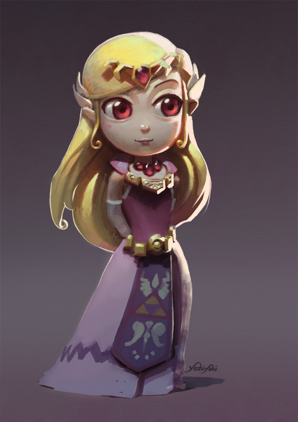 princess zelda (the legend of zelda and 1 more) drawn by cassio_yoshiyaki