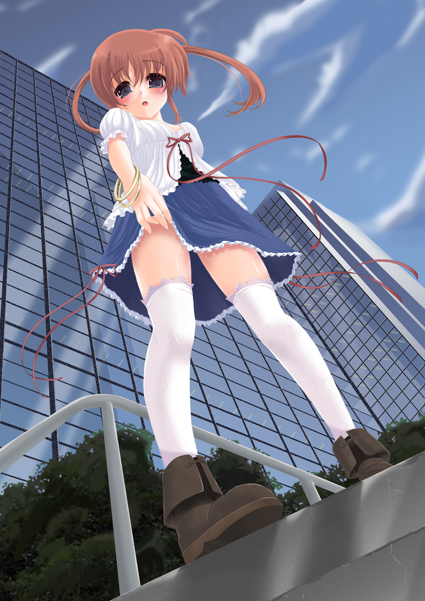 takamachi nanoha (lyrical nanoha and 1 more) drawn by frapowa