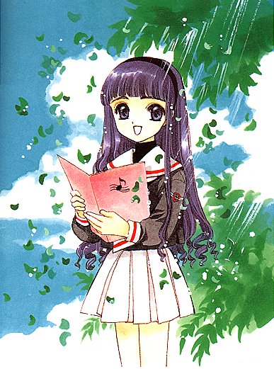 daidouji tomoyo (cardcaptor sakura) drawn by clamp_(circle)