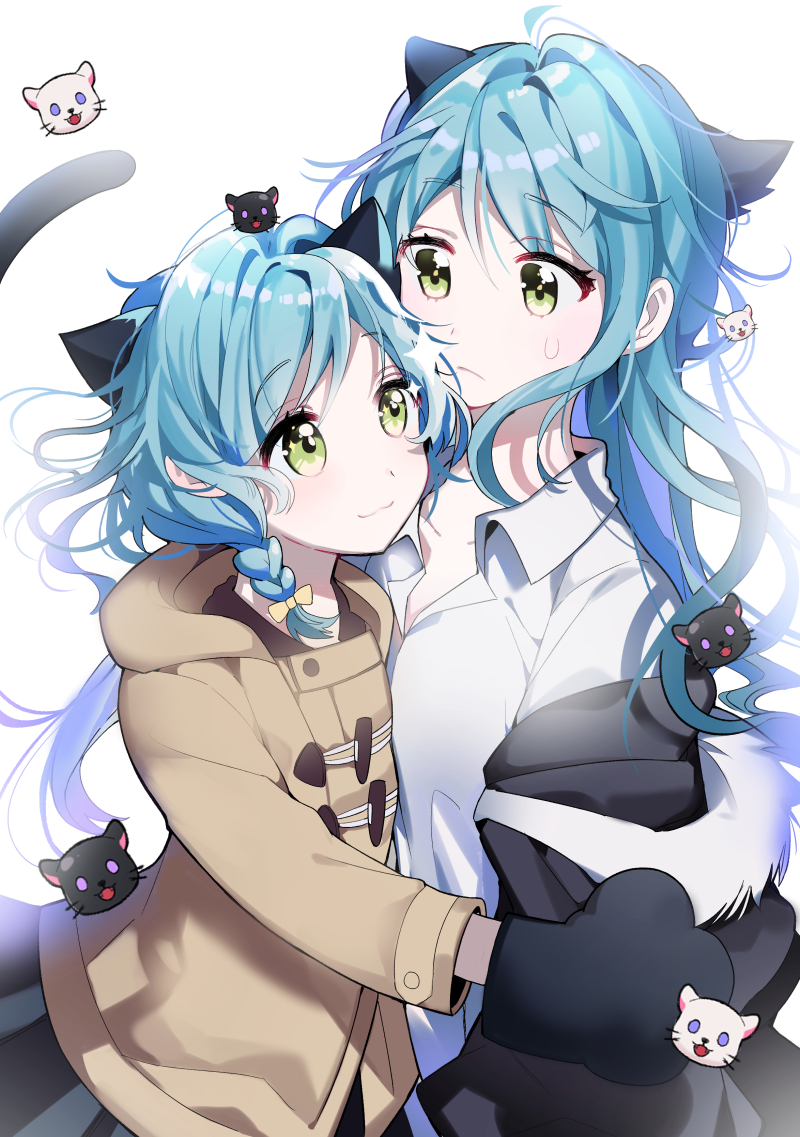 hikawa sayo and hikawa hina (bang dream!) drawn by kongya