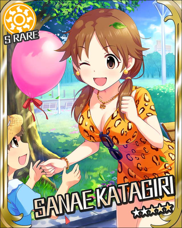 katagiri sanae (idolmaster and 1 more)